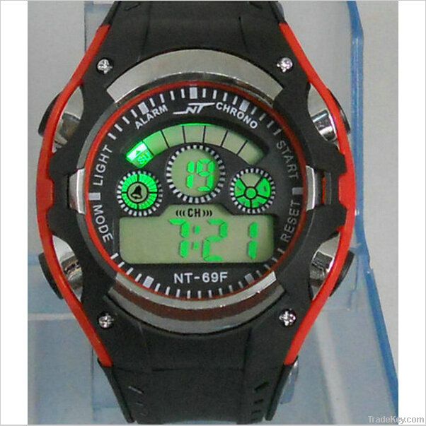 2014 Digital Fashion Military Army LED Digital Sports Watch Wristwatch