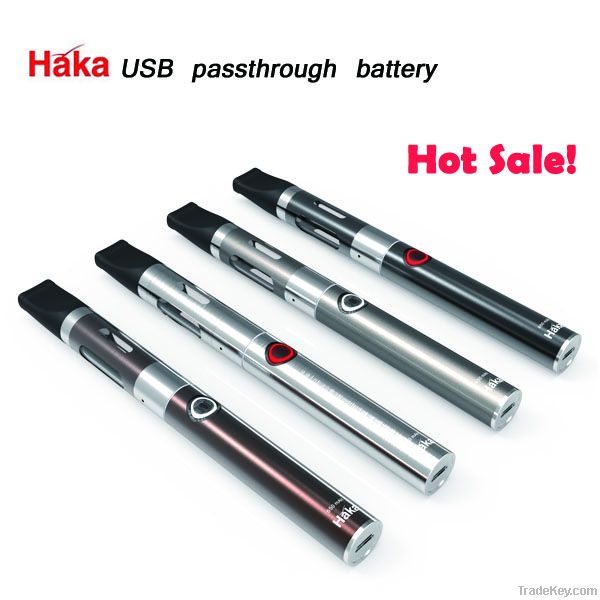 China wholesale e cig starter kits HAKA passthrough battery