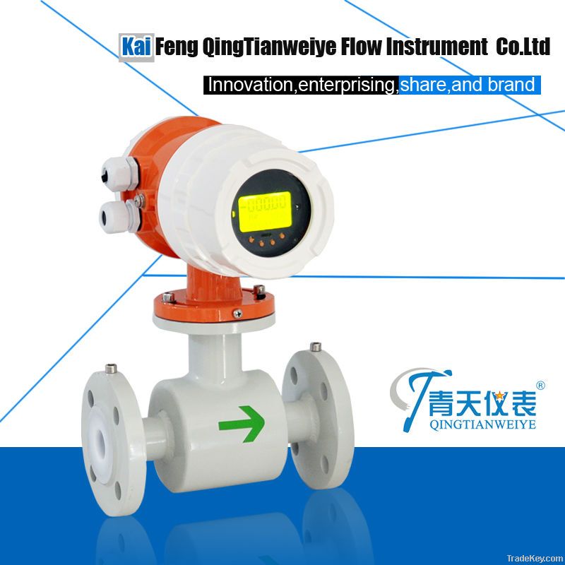 electromagnetic flowmeter modbus water usage meter