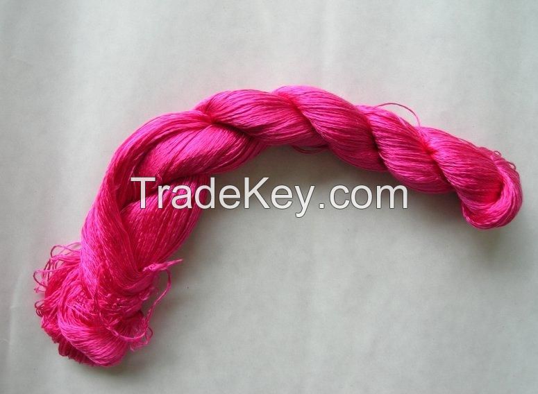 Hand-dyed pure natural mulberry silk embroidery floss / thread