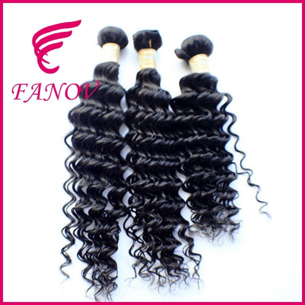 100% peruvian virgin remy hair weave deep weave Top selling on sale
