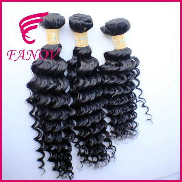 100% chinese virgin remy hair weave deep weave Top selling on sale