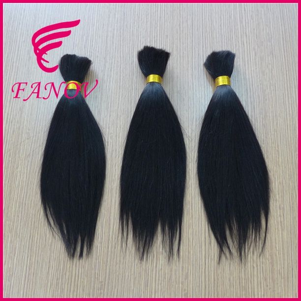 100% peruvian virgin remy hair bulk straight hair Top selling on sale