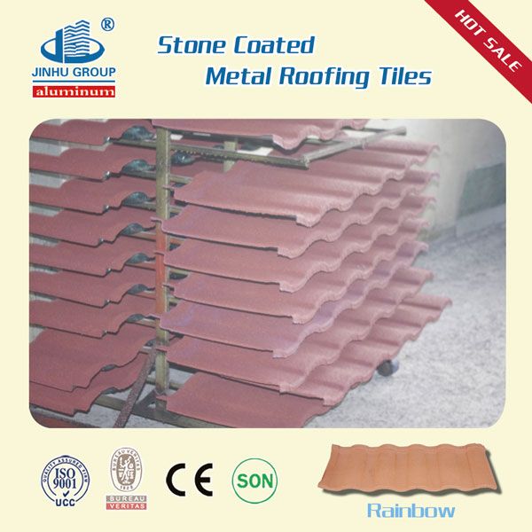 colourfu stone coated mental roofing tiles