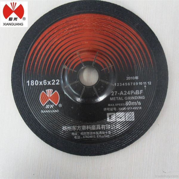 Resin bond abrasive metal grinding wheel