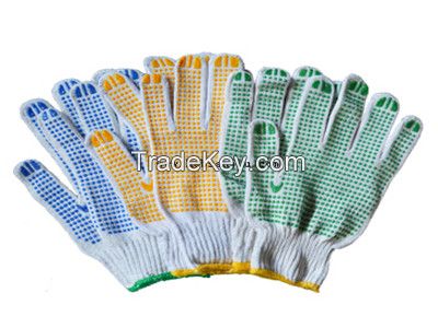 Pvc dotted glove