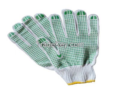 Pvc dotted work glove