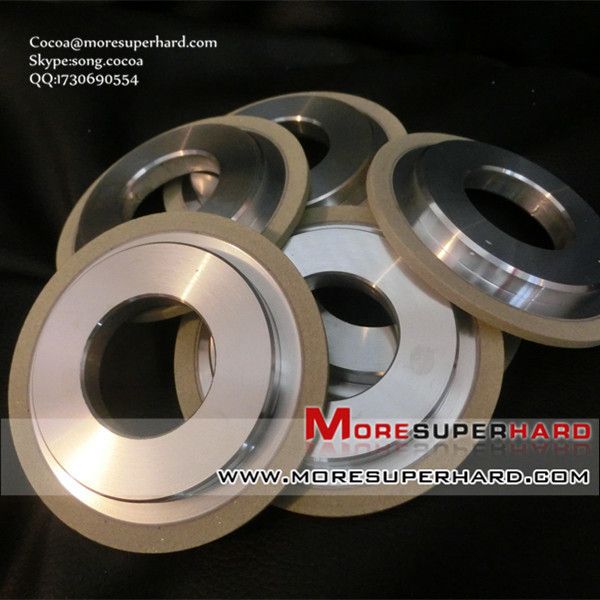 3A1 flat-shaped vitrified bonded diamond grinding wheel for tungsten carbide Cocoa@moresuperhard.com