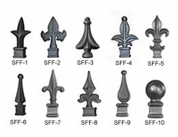 Steel Fence Brackets, Hinges & Finials