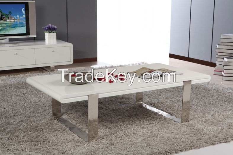 Modern White Painting Coffee Table Center Table