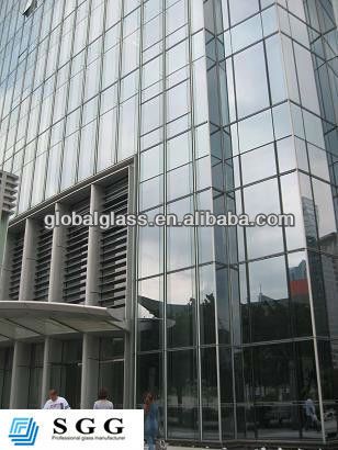 High quality curtain wall tempered glass