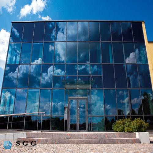 Good quality Competitive Price Reflective blue building Glass