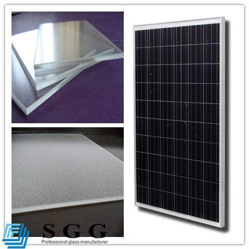 High quality laminated glass for solar panels 