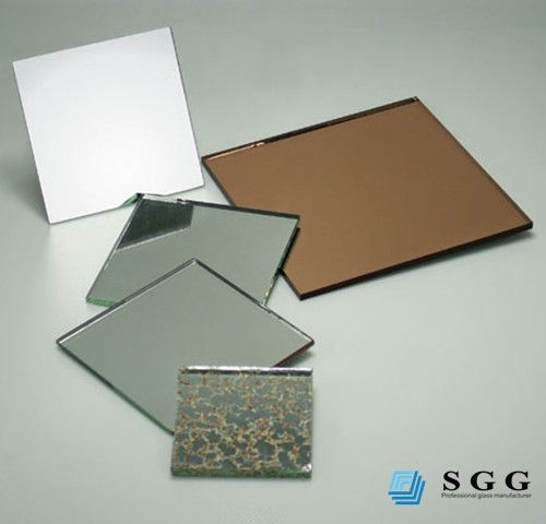 High quality aluminum coated mirror glass