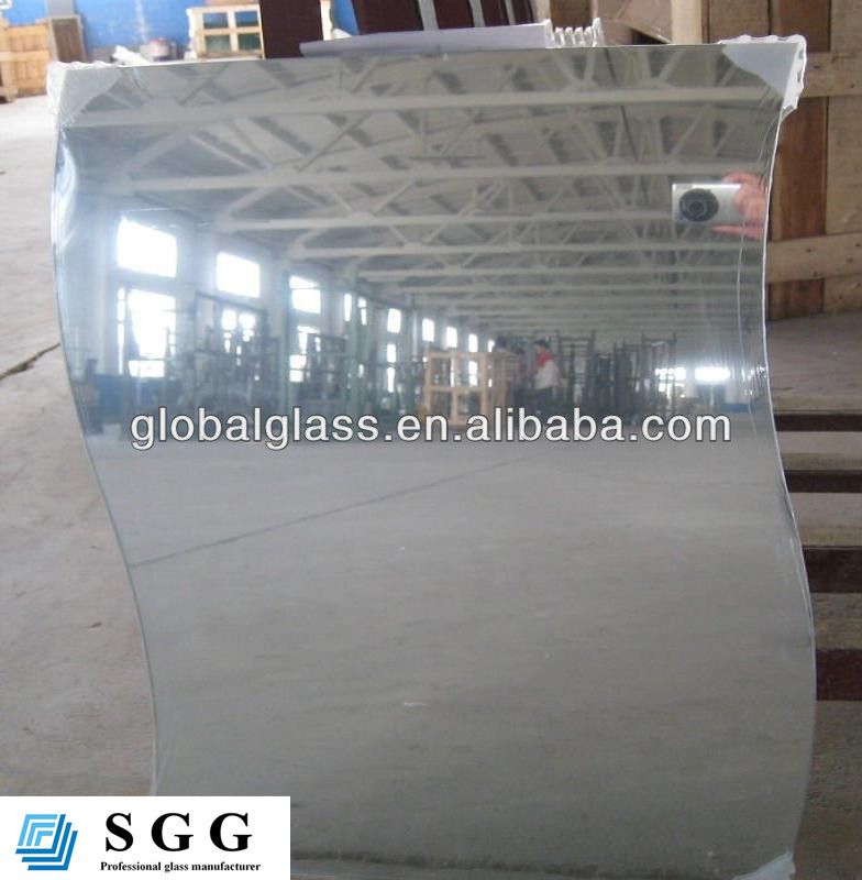 High quality wavy mirror glass