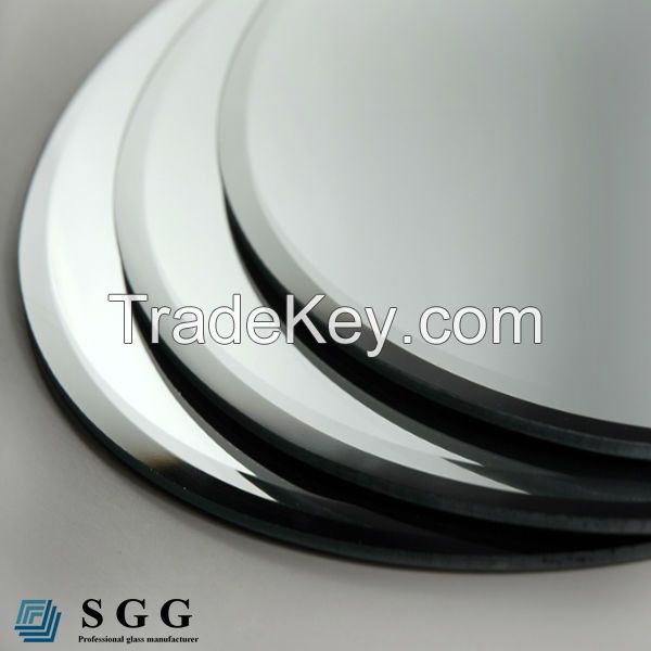 High quality silver mirror with beveled edge 