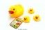 15CM Duck with small ducks Vinyl Figure set