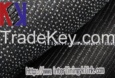 Brushed Weft insert fusible interlining ---cheapest price