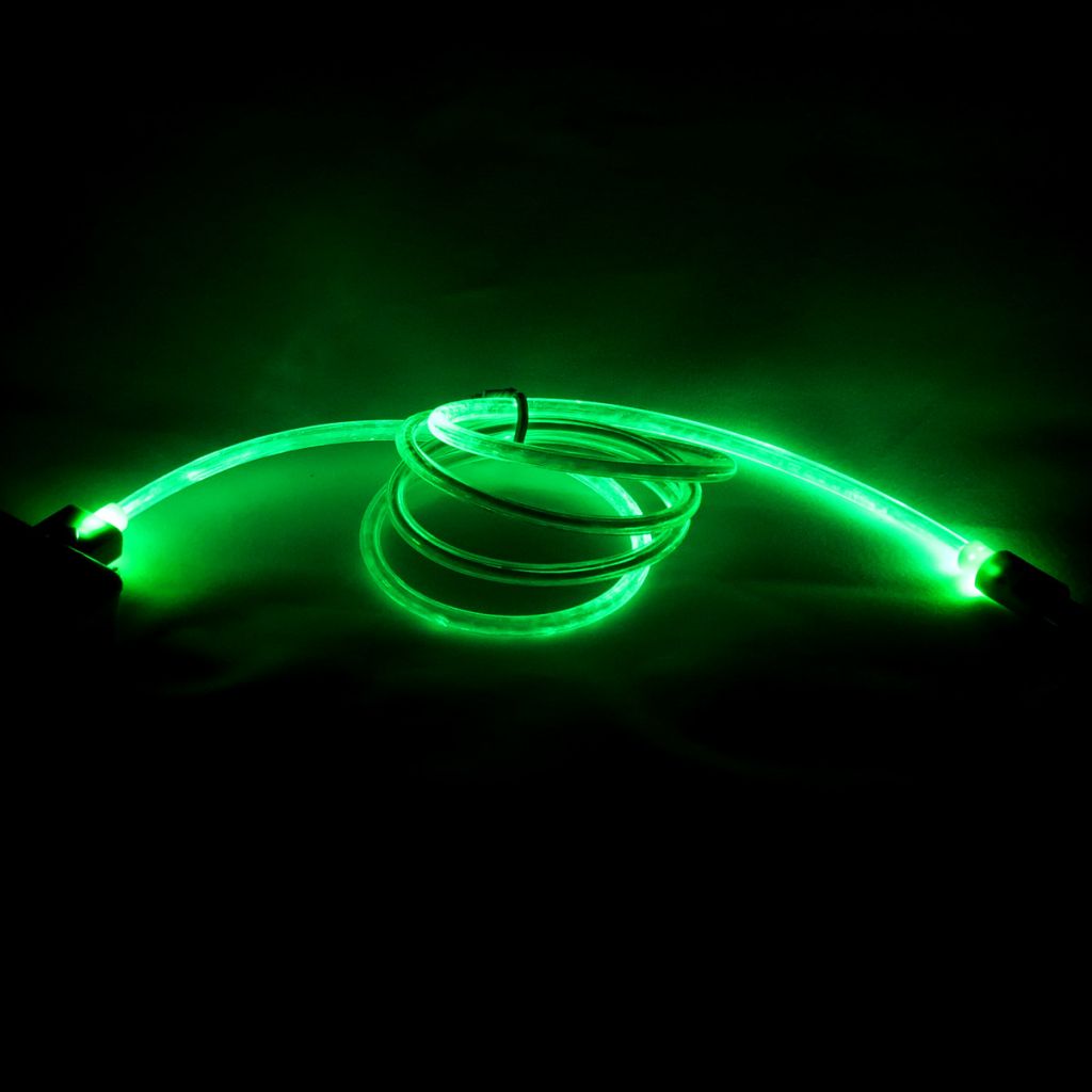 PZCD PZ-48 Micro USB Male to USB 2.0 Male Data Sync / Charging Cylinder Cable with LED Green light