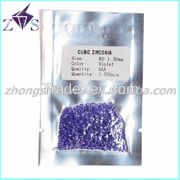Fashion Popular Product Violet Zirconia Stone