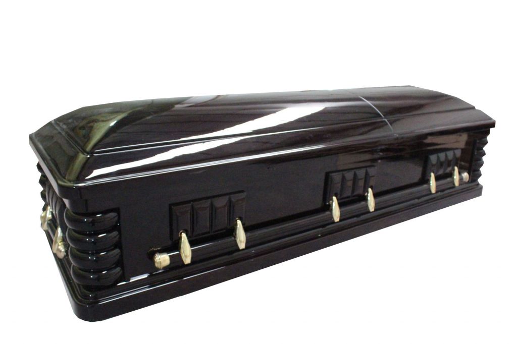 wood coffin(AM-03-1),American style, PE Paint,made of wood