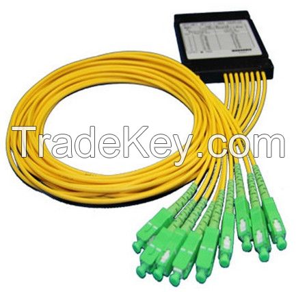 1*8 PLC Singlemode Fiber Optic Splitter