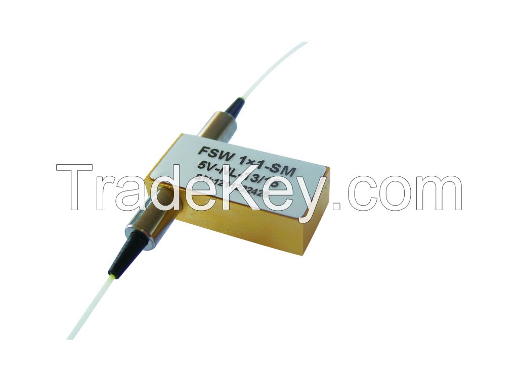 Dual 1x2 Single Mode Mechanical Fiber Optic Switch