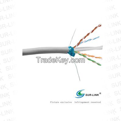 LAN Cable FTP Cat.6 Solid Grey Color,23 AWG