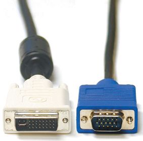 high quality AV cable-DVI(18+1)pin &(24+1)& (24+5)  male to VGA HD 15Pin male