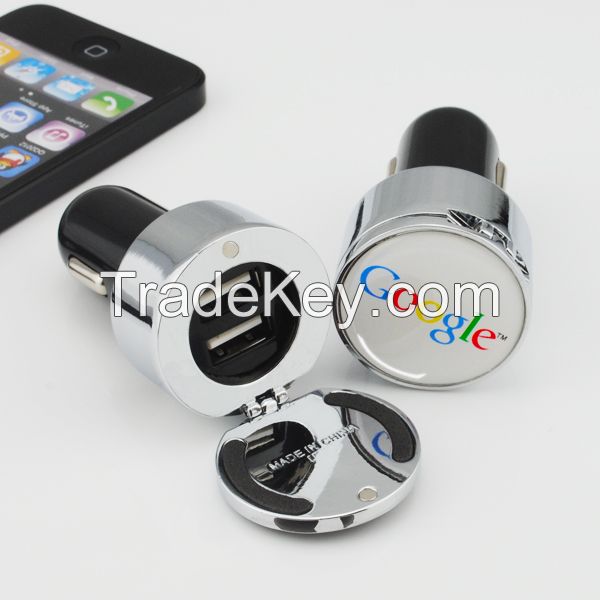 new hot prodtct for 2014 dual usb car charger with cap