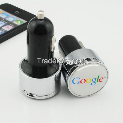 new hot prodtct for 2014 dual usb car charger with cap