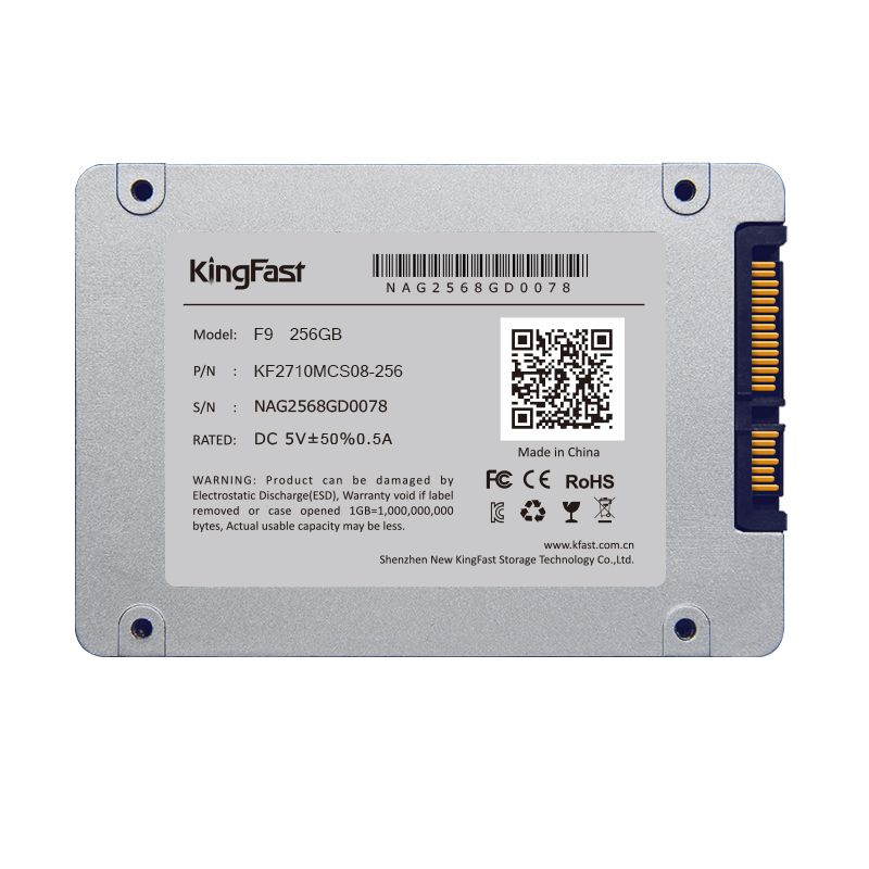  Kingsfast SATAIII1T SSD F9 -256GB Used for Laptops