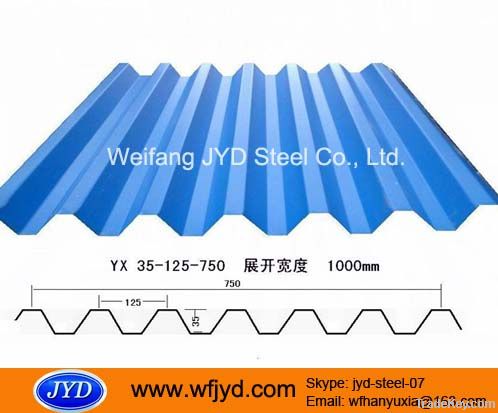 PPGI color coated roofing sheet supplied from China