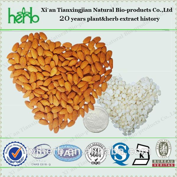 00% Natural CAS NO. 29883-15-6 by HPLC 98% Amygdalin Almond Extract