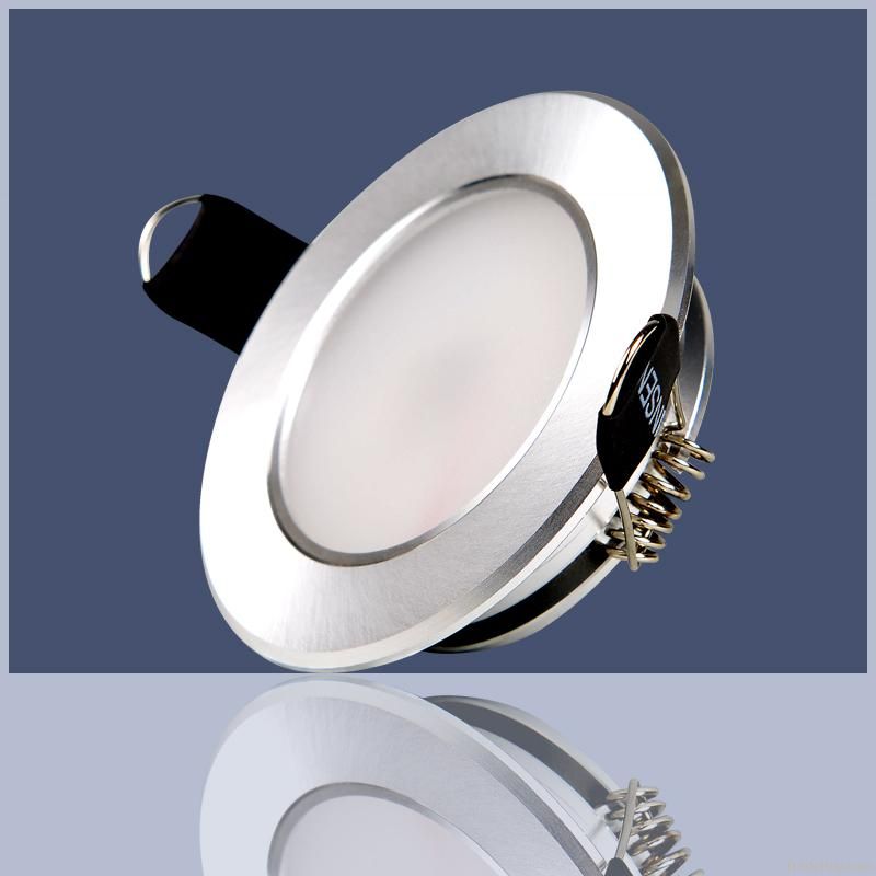 Ultra-thin color switchable downlight