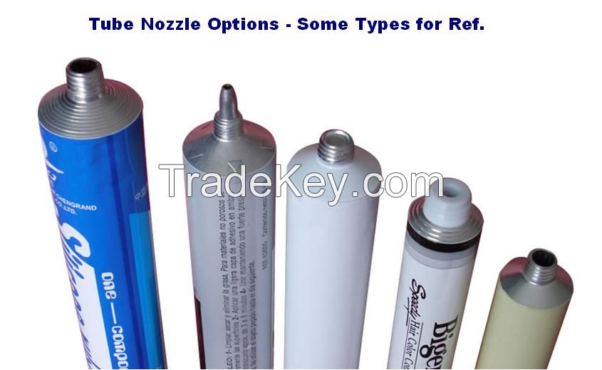 Airless Aluminum Collapsible Tubes for Glues , Adhesives