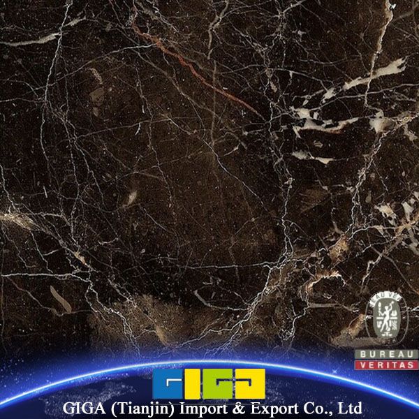 Hot sale 18mm Dark Emperad China marble tile to UAE 