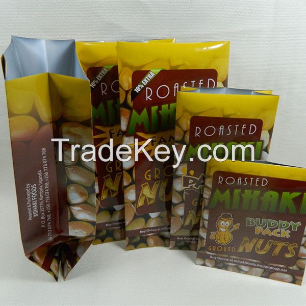 aluminum foil side gusset food bags