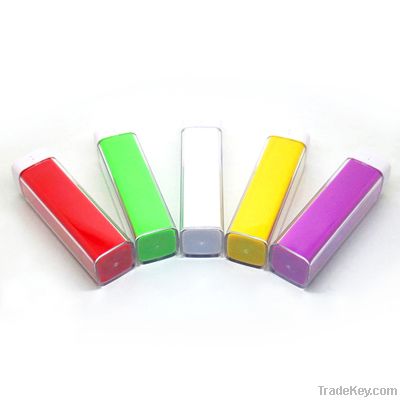 Plastic case, 2, 600mAh capacity, sized 91.5 x 22 x 22mm, portable USB