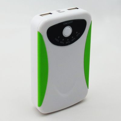 8,000mAh USB Mobile Phone Charger for iPhone/iPod and Other Smartphones with Double USB Port