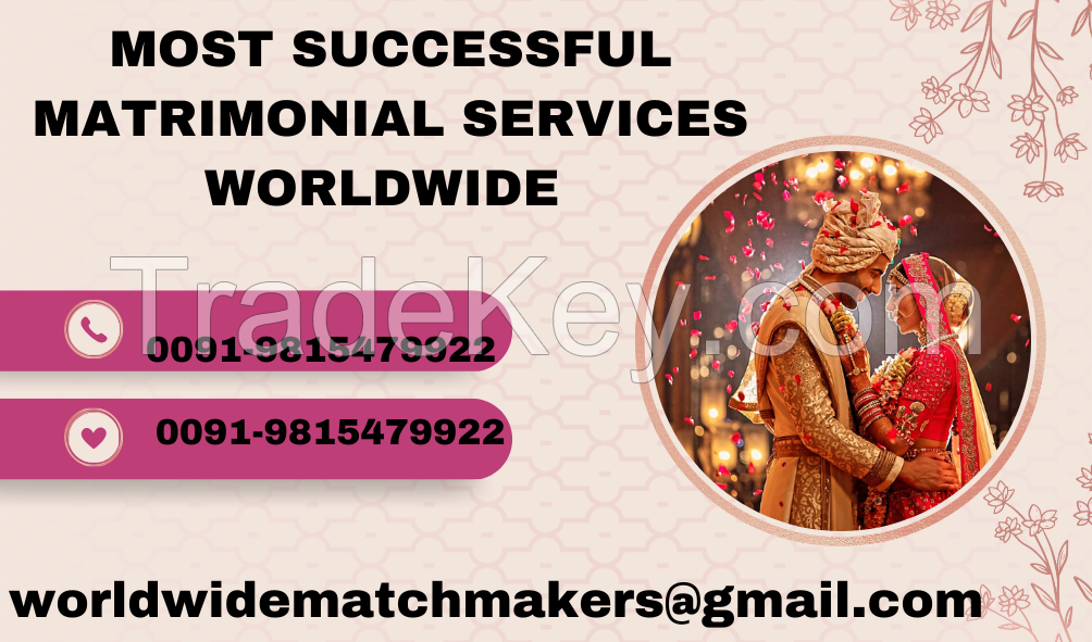 HIGH STATUS MATRIMONIAL SERVICS IN INDIA 09815479922 AFFLUENT FAMLIES
