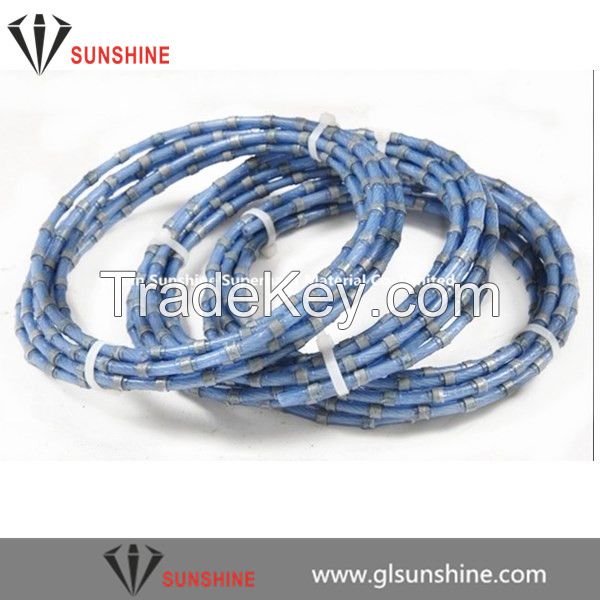 7.3mm 8.3mm closed loop diamond wire for multi-wires cutting machine for Granite slab cutting