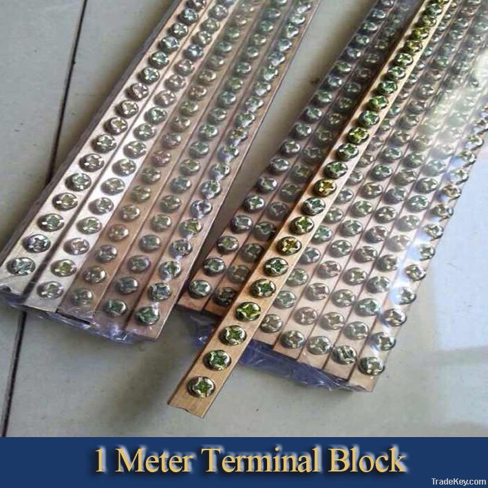 I meter brass screw terminal block