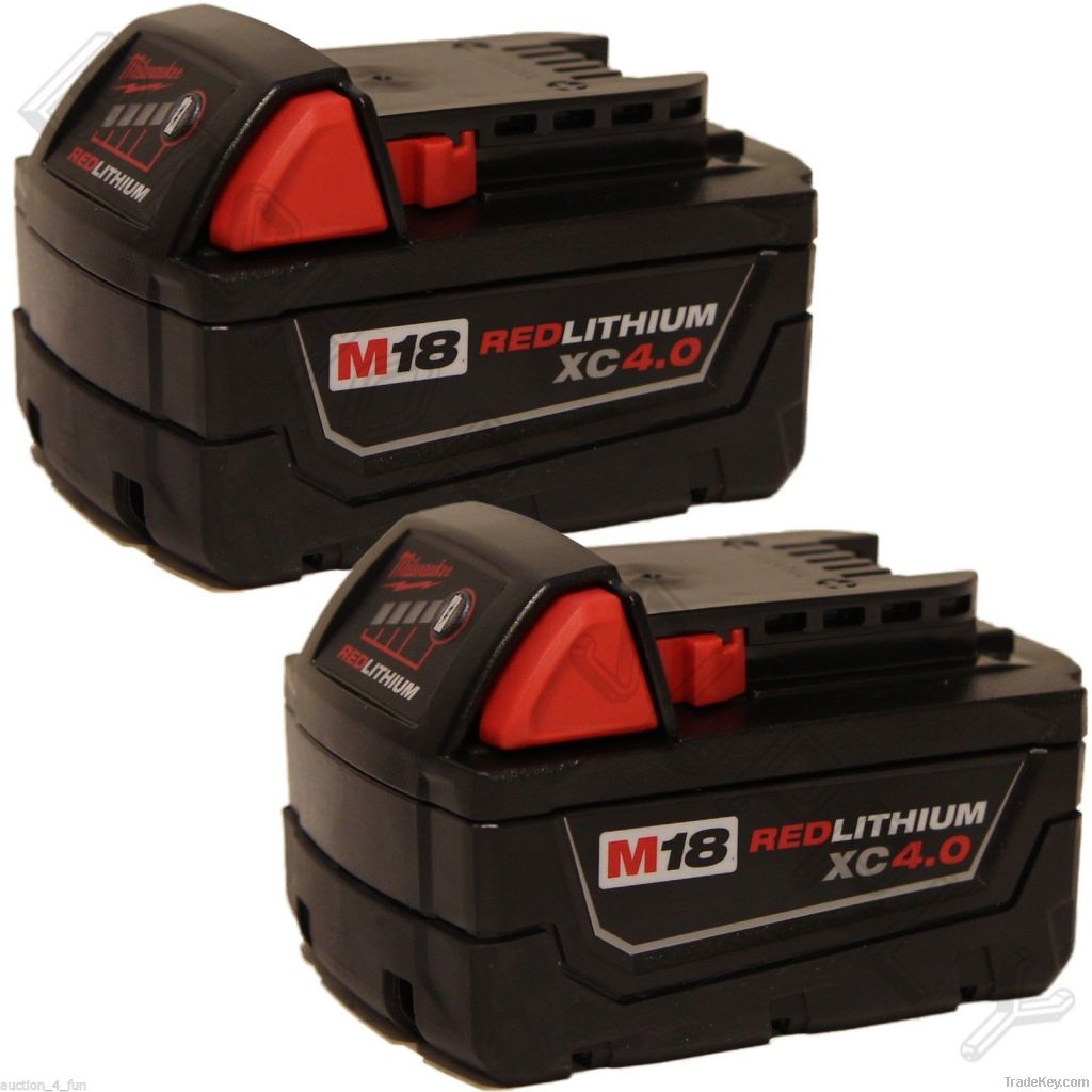 Milwaukee 48-11-1840 M18v XC REDLITHIUM Li-Ion Fuel Battery Pack 4.0Ah