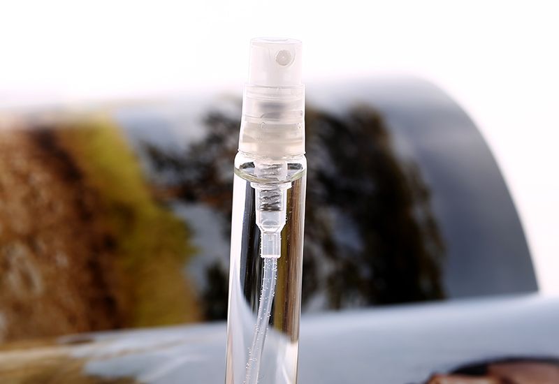 2014 New Designed Men Mini Portable Glass Bottle Spray Tube Perfume With Color Box