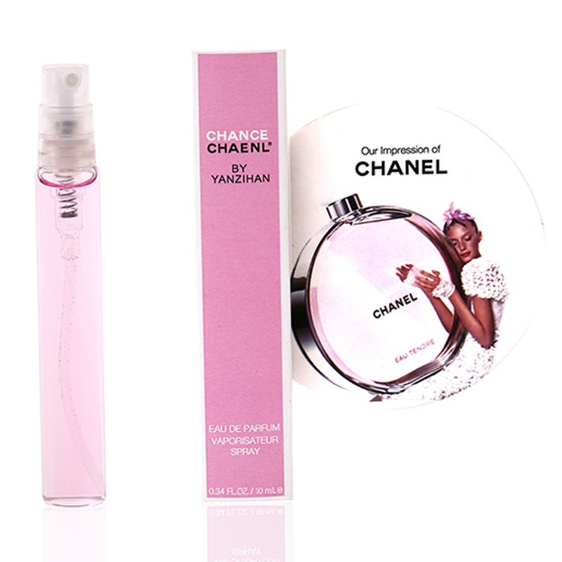 2014 New Designed Lady Mini Portable Glass Bottle Spray Tube Perfume
