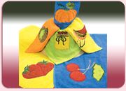 TERRY KITCHEN TOWELS WITH EMBROIDERY