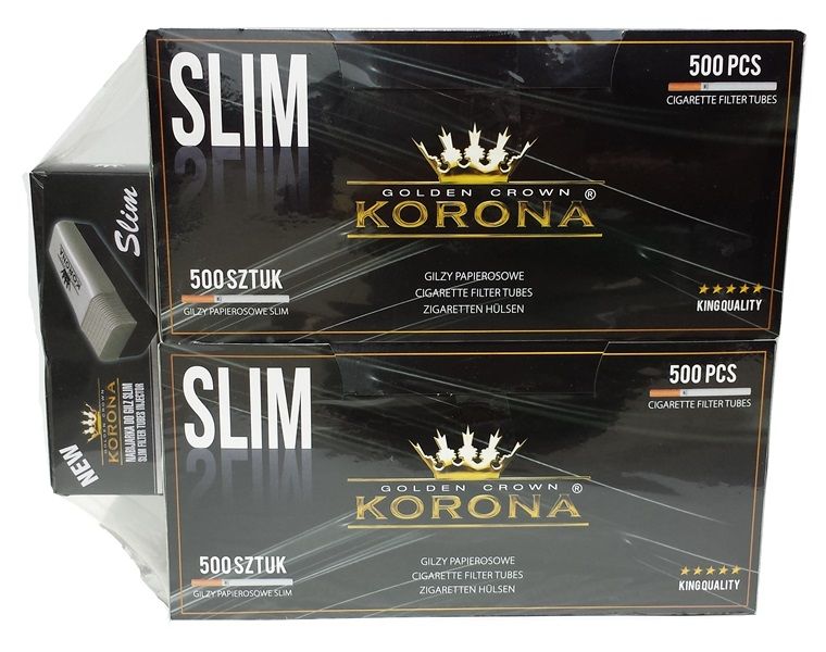 Cigarette Filter Tubes Slim Korona 1000 + Slim Filling Machine - PROMOTIONAL PACKAGE !