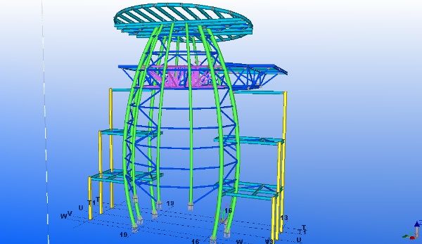 Steel and Concrete Structure designs and drawings