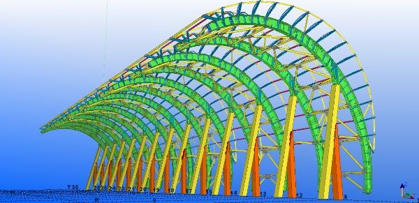 Steel and Concrete Structure designs and drawings